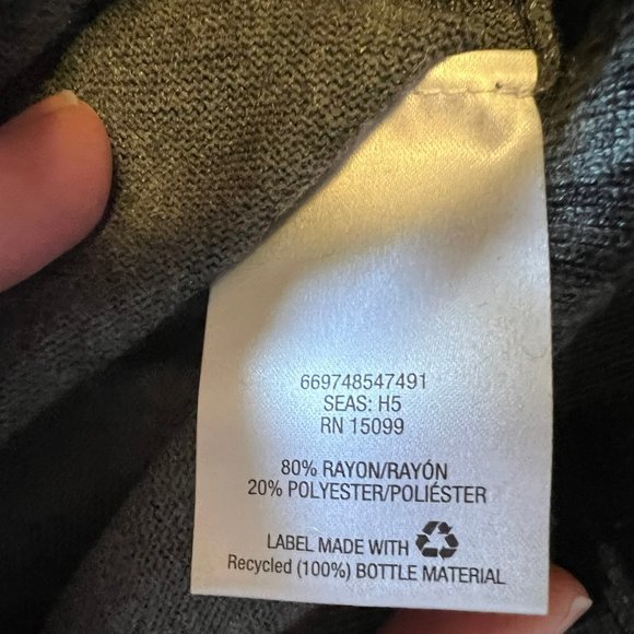 Covington Gray & Black Houndstooth Cardigan - Small - Picture 5 of 5